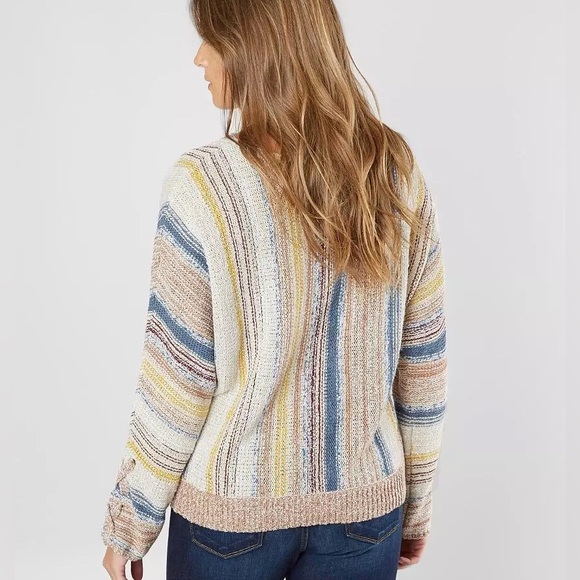 Buckle Jolt Vertical Striped Sweater. Size Small. - Picture 2 of 7